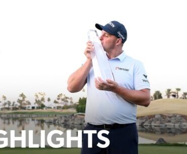 Sepp Straka shoots 2-under 70 | Round 4 highlights | The American Express | 2025