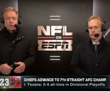 'DEMORALIZING' 🗣️ Troy Aikman & Joe Buck's reaction to Chiefs' win vs. Texans | NFL on ESPN