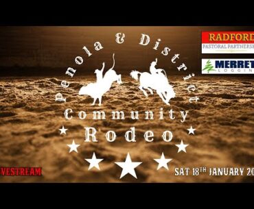 LIVESTREAM | 2025 Penola and District Community Rodeo  | Saturday 18 January 2025