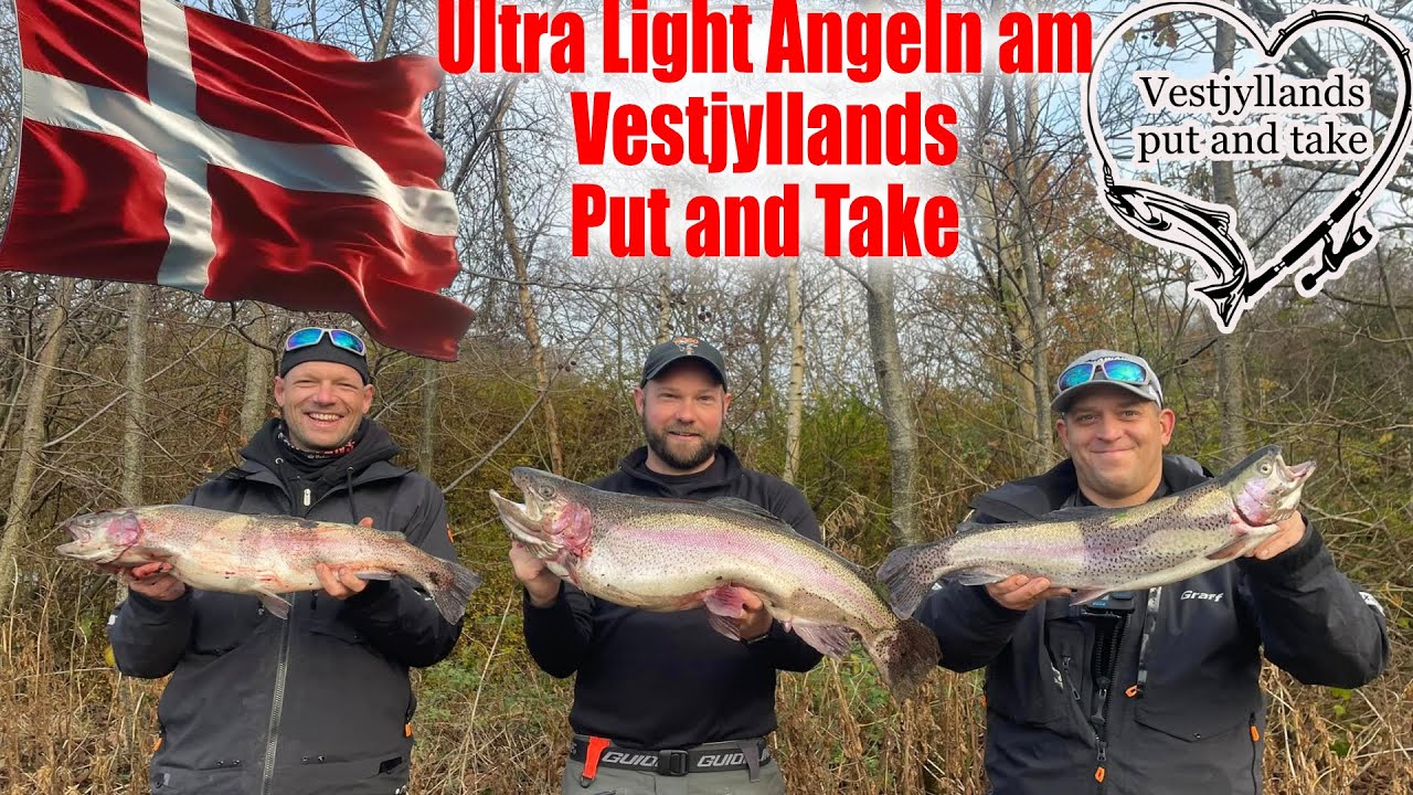 Ultra Light Angeln am Vestjyllands Put and Take in Dänemark Ultra Light Angeln am Vestjyllands Put and Take in Dänemark