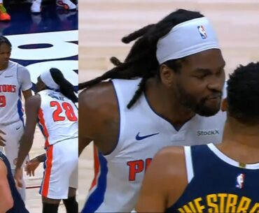 Isaiah Stewart gets in Russell Westbrook's face after Russ called him "dumba*s" 😳