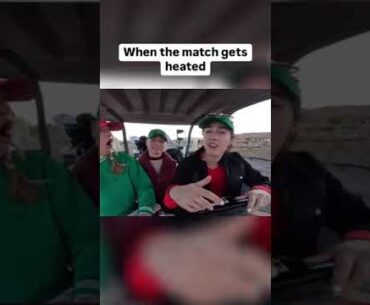 When things start to get heated #ladygolfers #golfclub #ladygolfer #golfcourse #duet #golfgirl