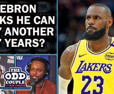 LeBron James, at 40, Says He Could Play Another 5-7 Years? | THE ODD COUPLE