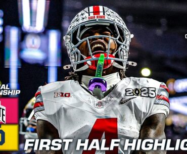 CFP National Championship HALFTIME HIGHLIGHTS: Ohio State Buckeyes vs. Notre Dame Fighting Irish 🎥