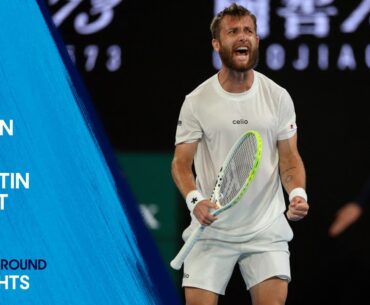 Alexei Popyrin v Corentin Moutet Highlights | Australian Open 2025 First Round