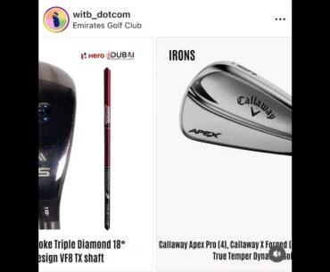 What’s In The Bag? Tom McKibbin 2025 #witb #golf