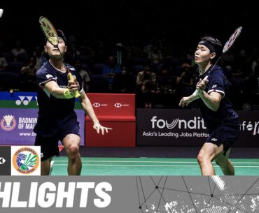 Quarterfinals action as Kim/Seo and Liang/Wang go the distance