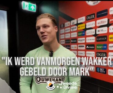 Kevin Zuijderduin na de wedstrijd AFC - VV Katwijk | VVKatwijkTV