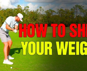 How To SHIFT Your Weight Properly In The Golf Swing