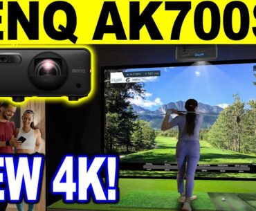 Best 4K Golf Simulator Projector for 2025? BenQ AK700ST Full Review!