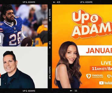 Up & Adams Show with Kay Adams! Bills RB Ty Johnson & Sportswriter Rob Maadi | January 17, 2025