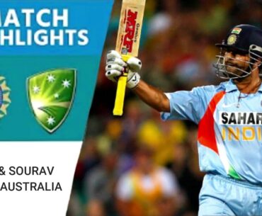 India vs Australia | Sachin and Sourav Solid Batting Control Australia | Symonds Century Leads