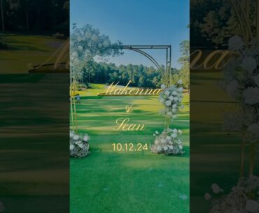 Dreamy Outdoor Wedding at Bluejack National | White Roses & Baby’s Breath Elegance