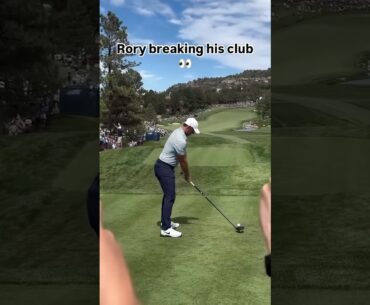 Rory Snapping His Driver In Half