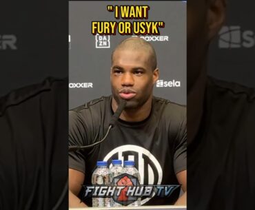 Daniel Dubois CALLS OUT Tyson Fury & Oleksandr Usyk!