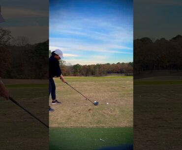 Hoping for an eagle soon! 🫣😬😂 #bunalbisdak #golfswing #golfgirl