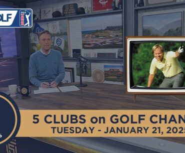 Jack Nicklaus Joins 5 Clubs on Golf Channel