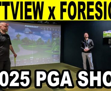 PuttView & Foresight Sports Golf Simulator Integration (2025 PGA SHOW)