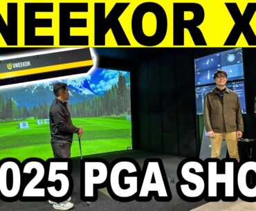 UNEEKOR XR Golf Launch Monitor! NO STICKER Club Data! (2025 PGA Show)