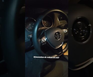 Une belle rénovation ! 👌 Rappel: un cuir brillant est un cuir sale. #carsthetique #automobile