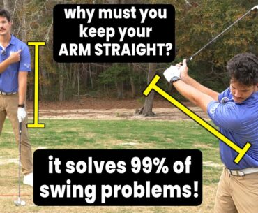 You Need to Know THE TRUTH About Keeping Your Lead Arm Straight in the Golf Swing!