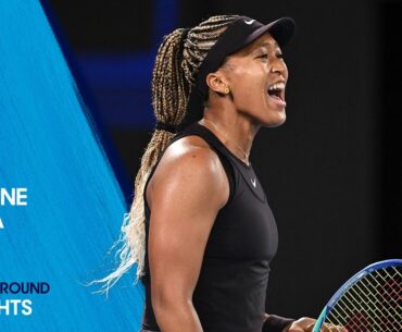 Naomi Osaka v Caroline Garcia Highlights | Australian Open 2025 First Round
