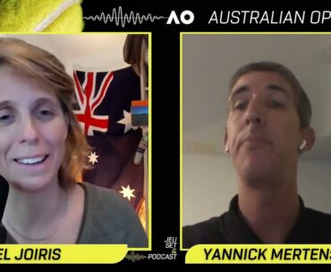 Yannick Mertens, "sparring partner" de  Pavlyuchenkova à l'Open d'Australie