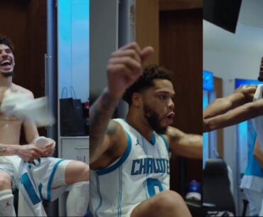 LaMelo Ball cracking up while teammates vibe to LiAngelo Ball’s new song 🤣