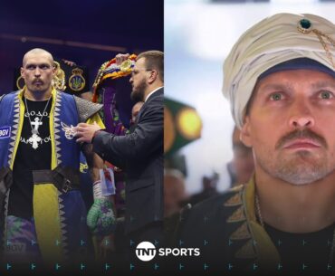 Oleksandr Usyk makes SPECTACULAR RINGWALK entrance for his rematch with Tyson Fury ✨ #UsykFury2 🇸🇦