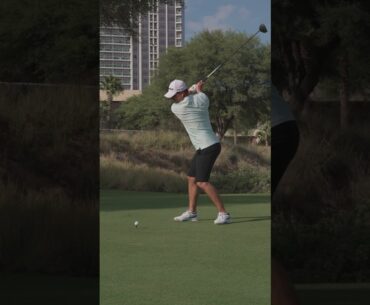Guido Migliozzi's First Look at Qi35 Driver. #taylormade #shorts #golfswing