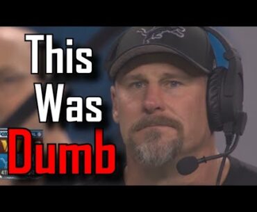 Dan Campbell doesn't call timeout with 12 men on the field on 4th down | Detroit Lions Vs Commanders
