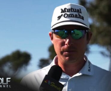 Joel Dahmen discusses 'wild' wind at Torrey Pines | Golf Channel