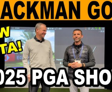 Trackman Golf at the 2025 PGA Show! New Data Points & Software Features!