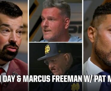 Pat McAfee's FULL sit down with Ryan Day & Marcus Freeman 🏆 | ESPN College Football