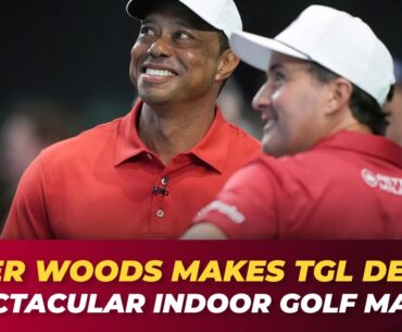 Tiger Woods Makes TGL Debut in Spectacular Indoor Golf Match  #TigerWoods #TGL