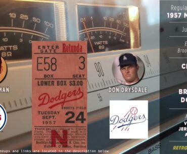 1957-Jul-20 • CHC/BKN • Chicago Cubs vs Brooklyn Dodgers - Classic Baseball Radio Broadcast