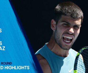 Nuno Borges v Carlos Alcaraz Extended Highlights | Australian Open 2025 Third Round