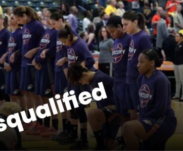 Two WNBA Players Disqualified for Kneeling During the Flag Ceremony😱🏀#caitlinclark #wnba