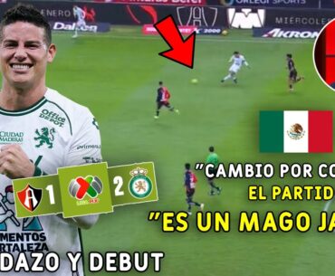 ASÍ FUE EL PARTIDAZO y GRAN DEBUT DE JAMES😱 PRENSA MEXICANA IMPACTADA POR LA MAGIA DEL COLOMBIANO🔥