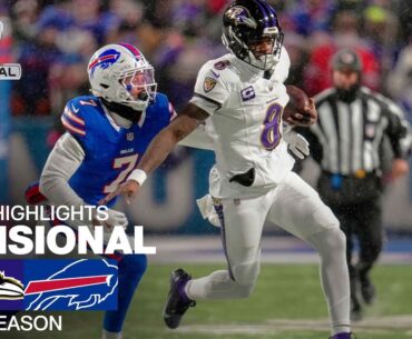 Baltimore Ravens vs. Buffalo Bills Game Highlights | Divisional Round NFL 2024 Season