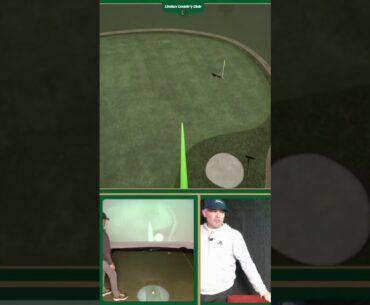 After 5 hours...a hole in one! #golfsimulator #gspro #mevoplus #golfswing #golf #golftips #holeinone