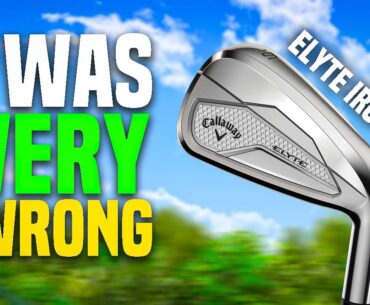 I Wasn’t Expecting This From The Callaway Elyte Irons!