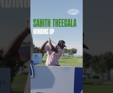 The move Sahith Theegala does to RIP his driver