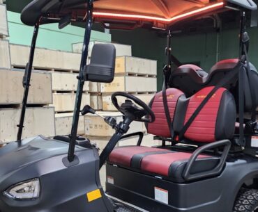 Black Renegade Fuel Gas Powered Golf Cart With Windshield And Many Options...