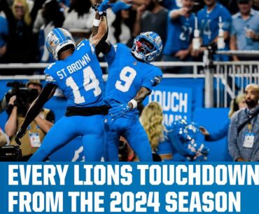 Every Detroit Lions touchdown from the 2024 NFL regular season