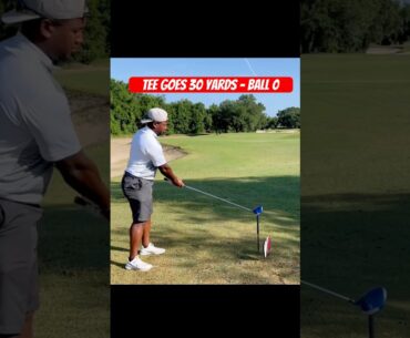 Tee Goes Way Father Than Ball #golf #golfingfun #golfaround