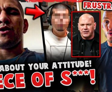 Alex Pereira GOES OFF on "PIECE OF S***" REPORTER! Renato Moicano FRUSTRATED! Dana White, UFC 312