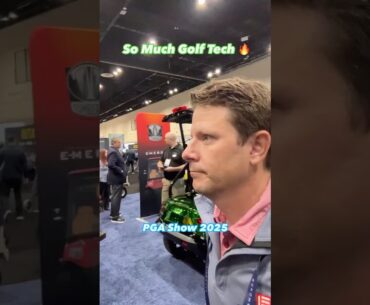 So Much Golf Tech! PGA Show 2025 #golf #technology #fitness #golftech