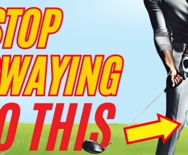 How to STOP SWAYING and SLIDING in your golf swing and START COMPRESSING the ball