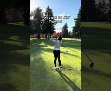Somehow I keep coming back tho. #golf #golfgirls #golfswing #golfer #swing #golfing